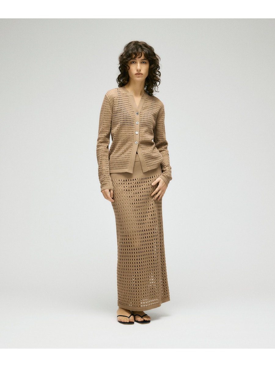 メッシュニットスカート＜PERMANENT＞