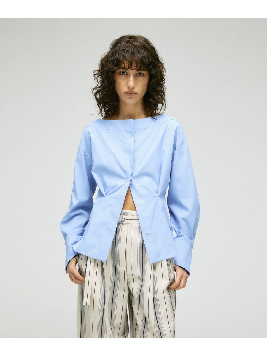 ボートネックシャツ