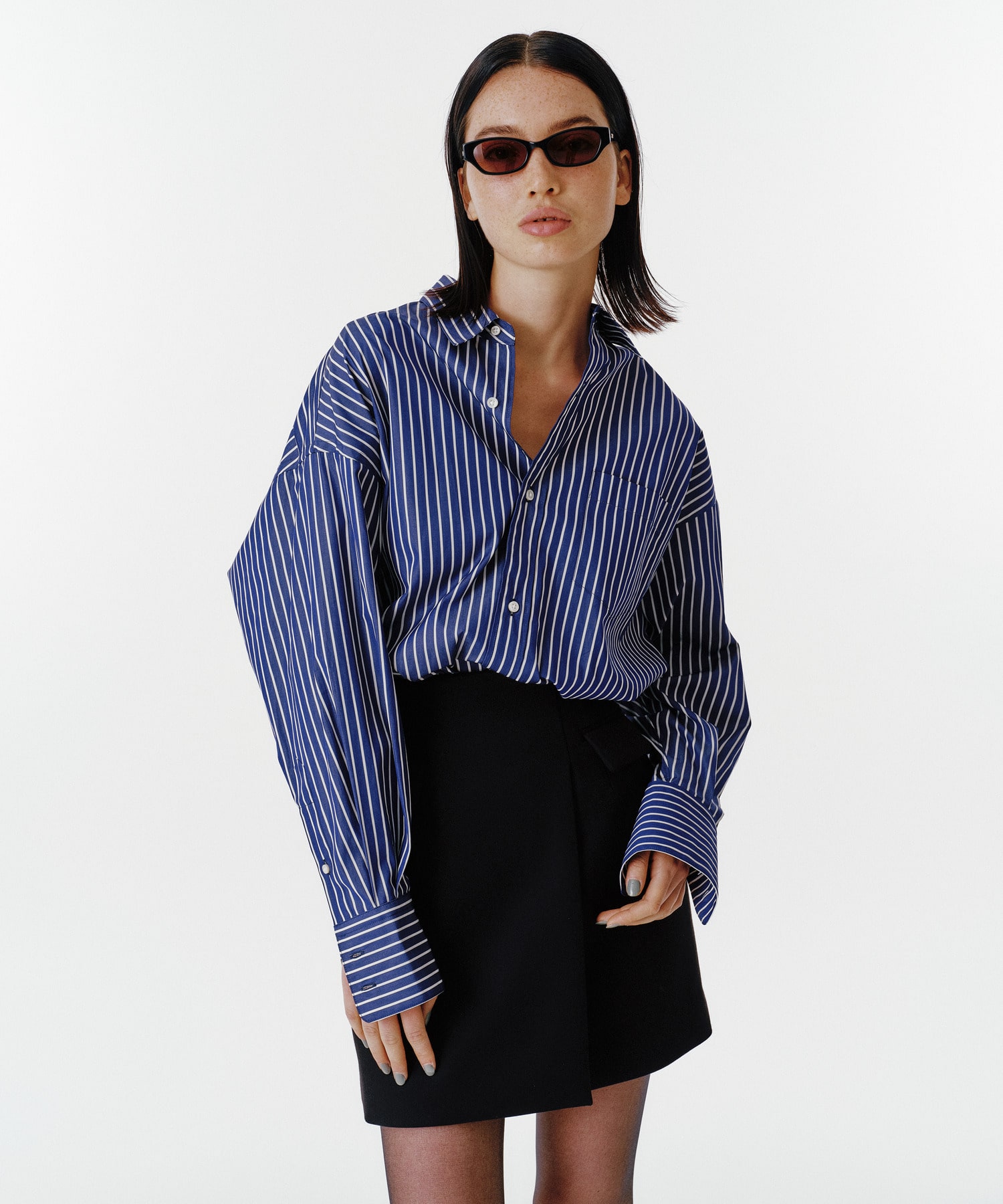Oversized Classic Stripe Shirt