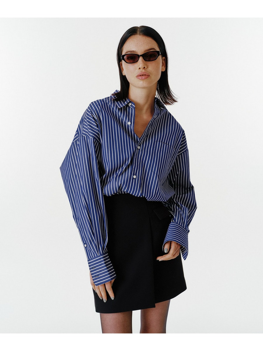 Oversized Classic Stripe Shirt