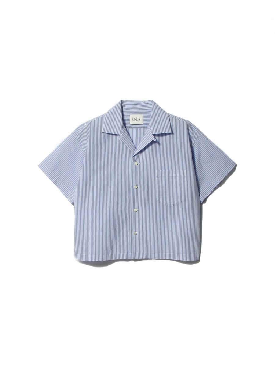 Border Box Open Collar Shirt