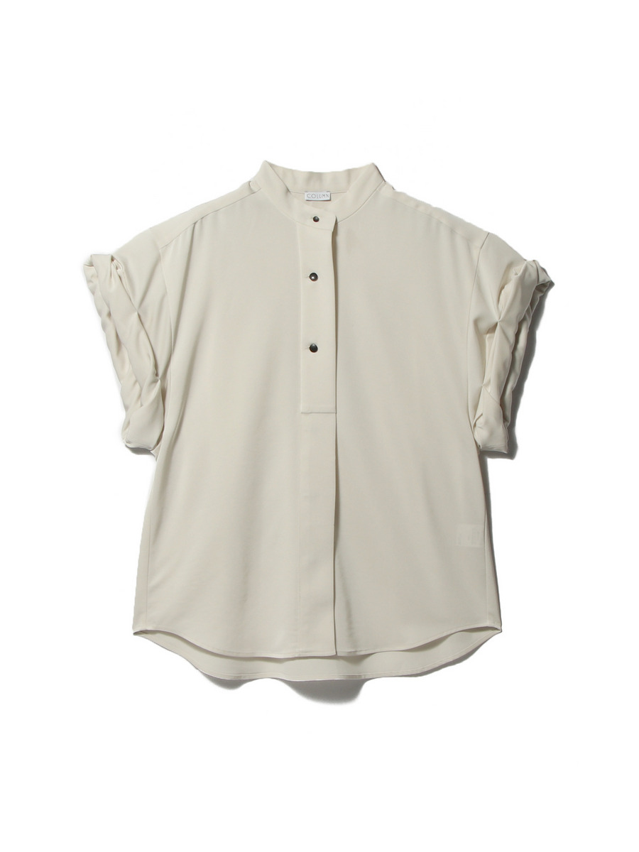 ロールアップブラウス