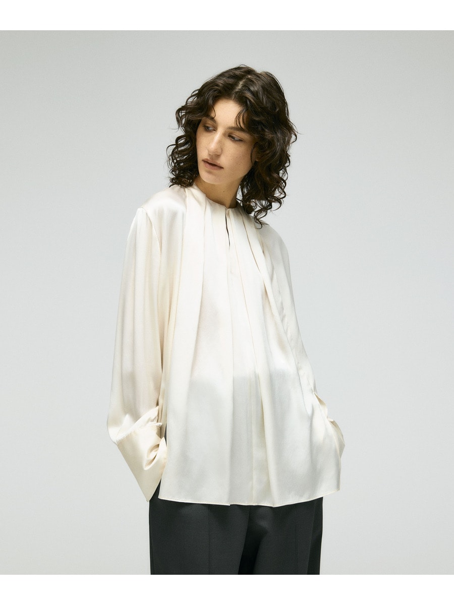 COLUMN / タックシルクブラウス＜THE COLUMN＞｜ESTNATION ONLINE