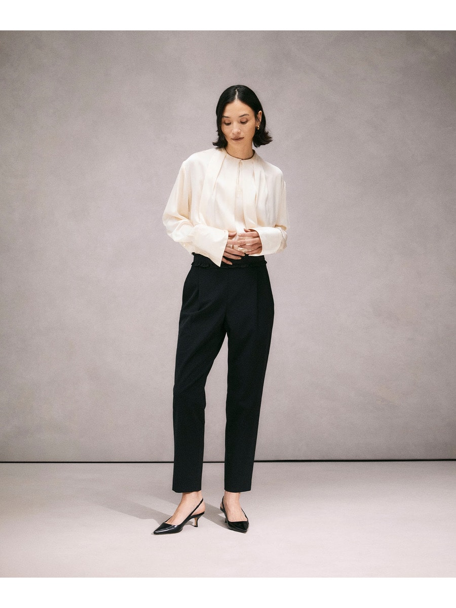 COLUMN / タックシルクブラウス＜THE COLUMN＞｜ESTNATION ONLINE