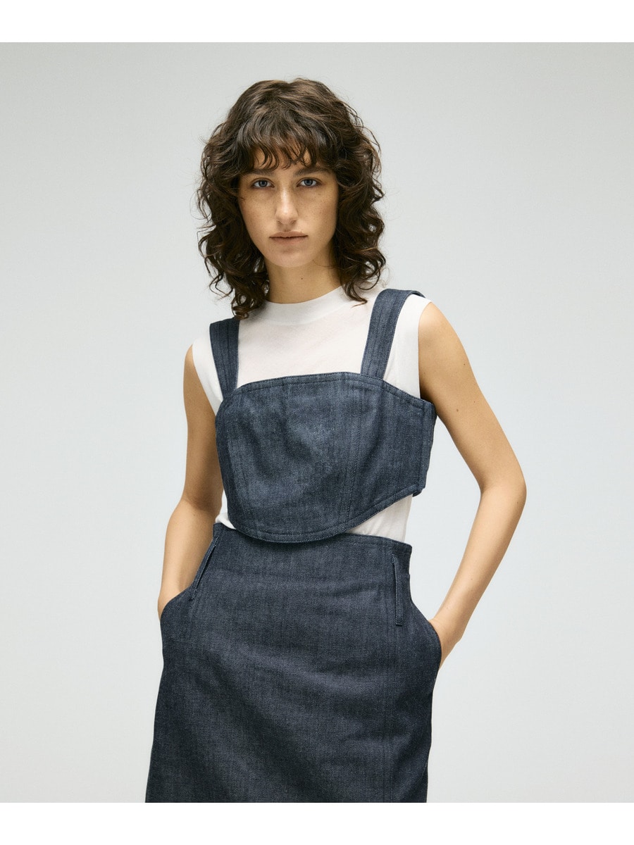 デニムビスチェ＜PERMANENT＞