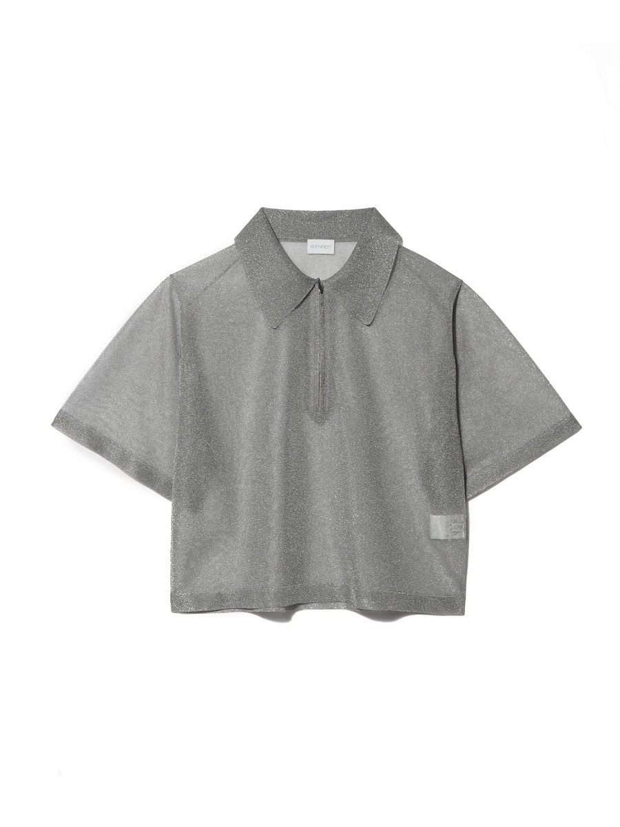 シアーラメ ジップアップニット＜PERMANENT＞