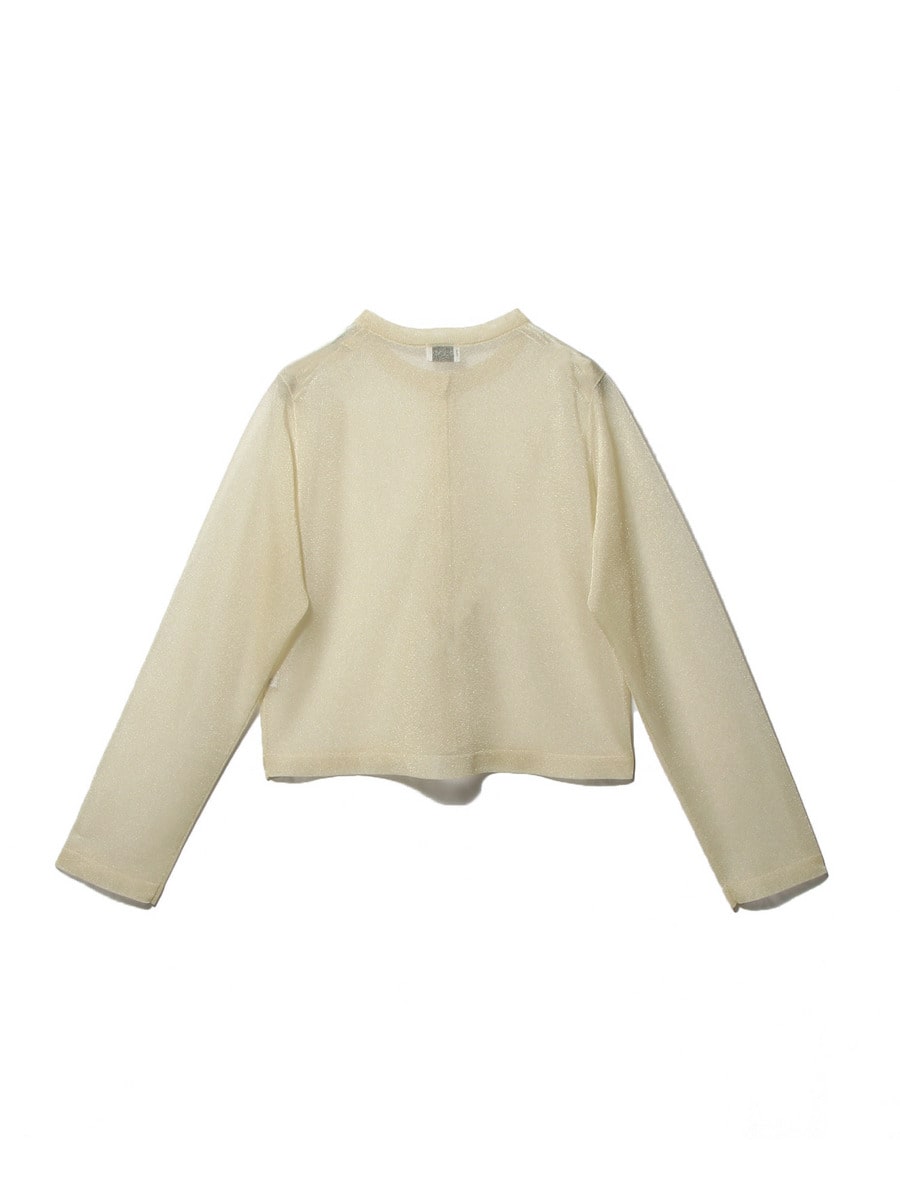COLUMN スラッシュショルダーカーディガン　エストネーション COLUMN / シアーラメカーディガン＜PERMANENT＞｜ESTNATION ONLINE