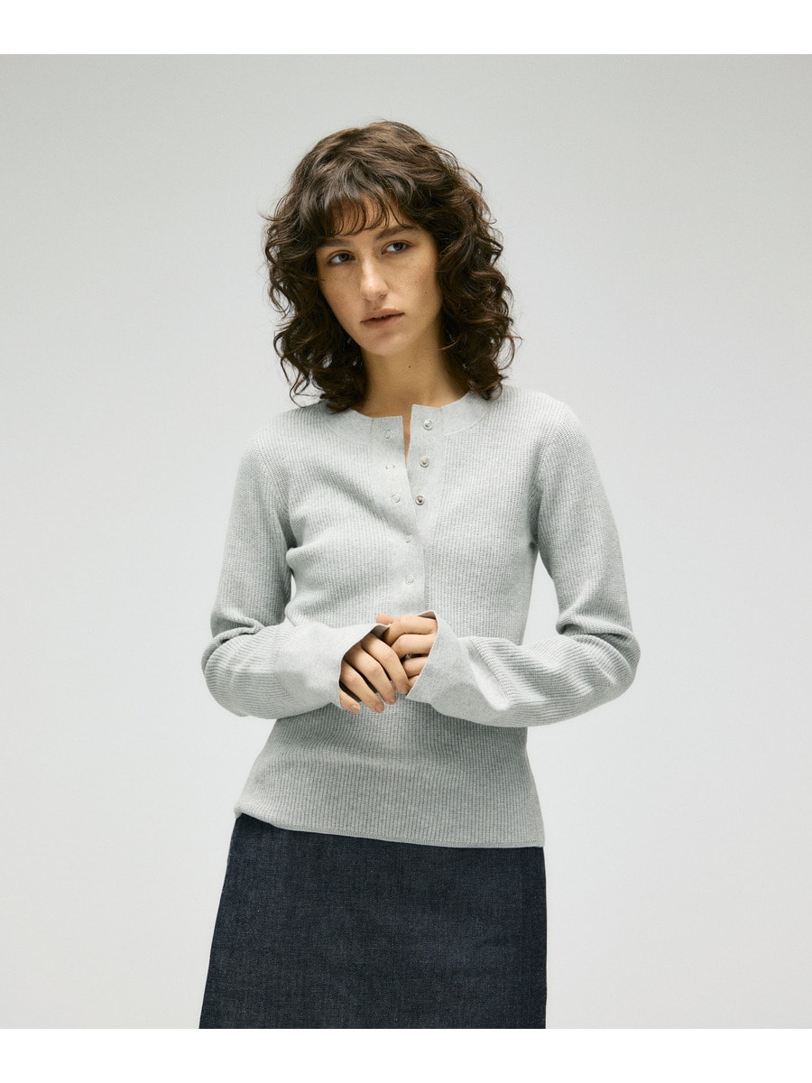 ヘンリーネックニット＜PERMANENT＞