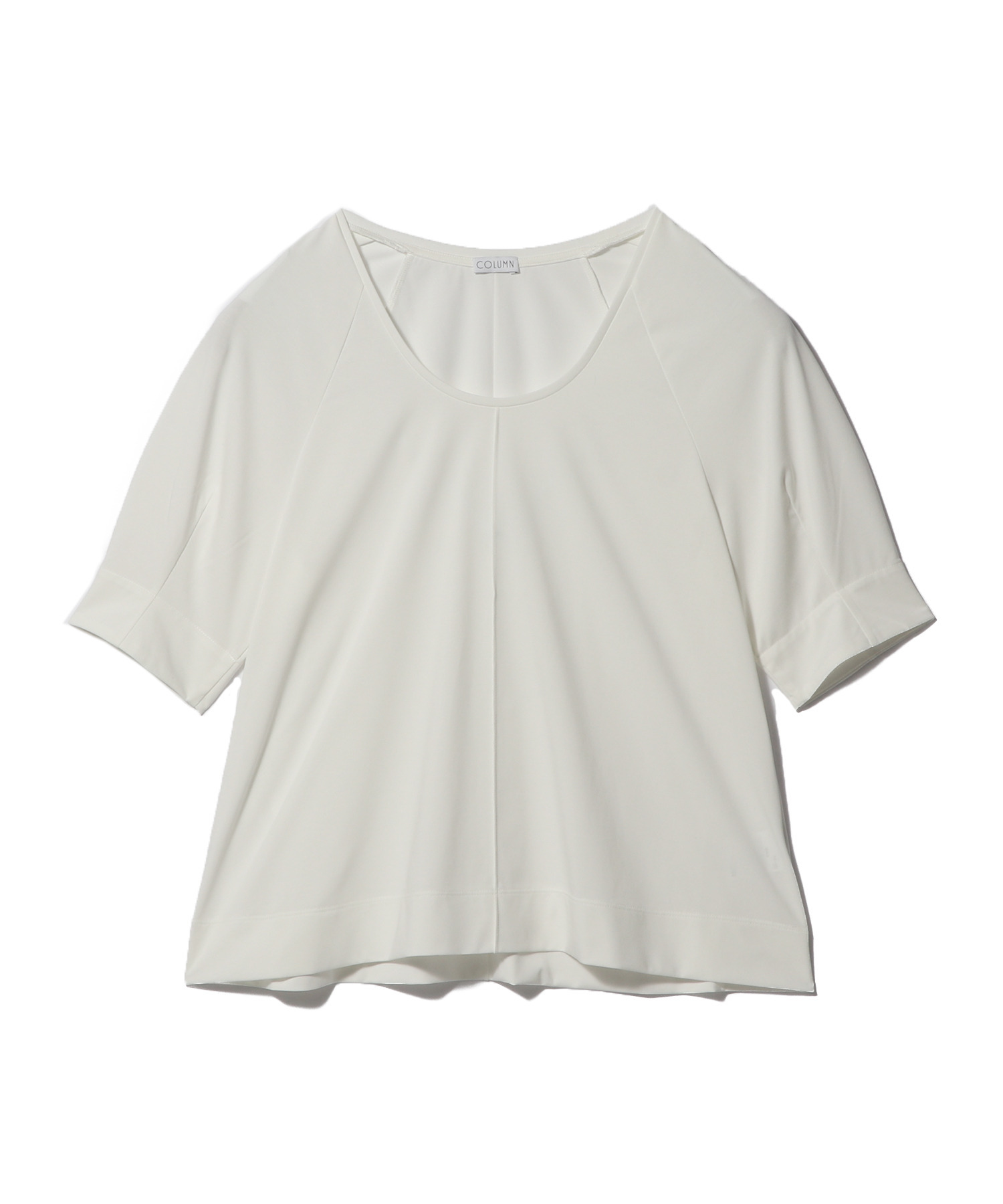 Uネックカットソー