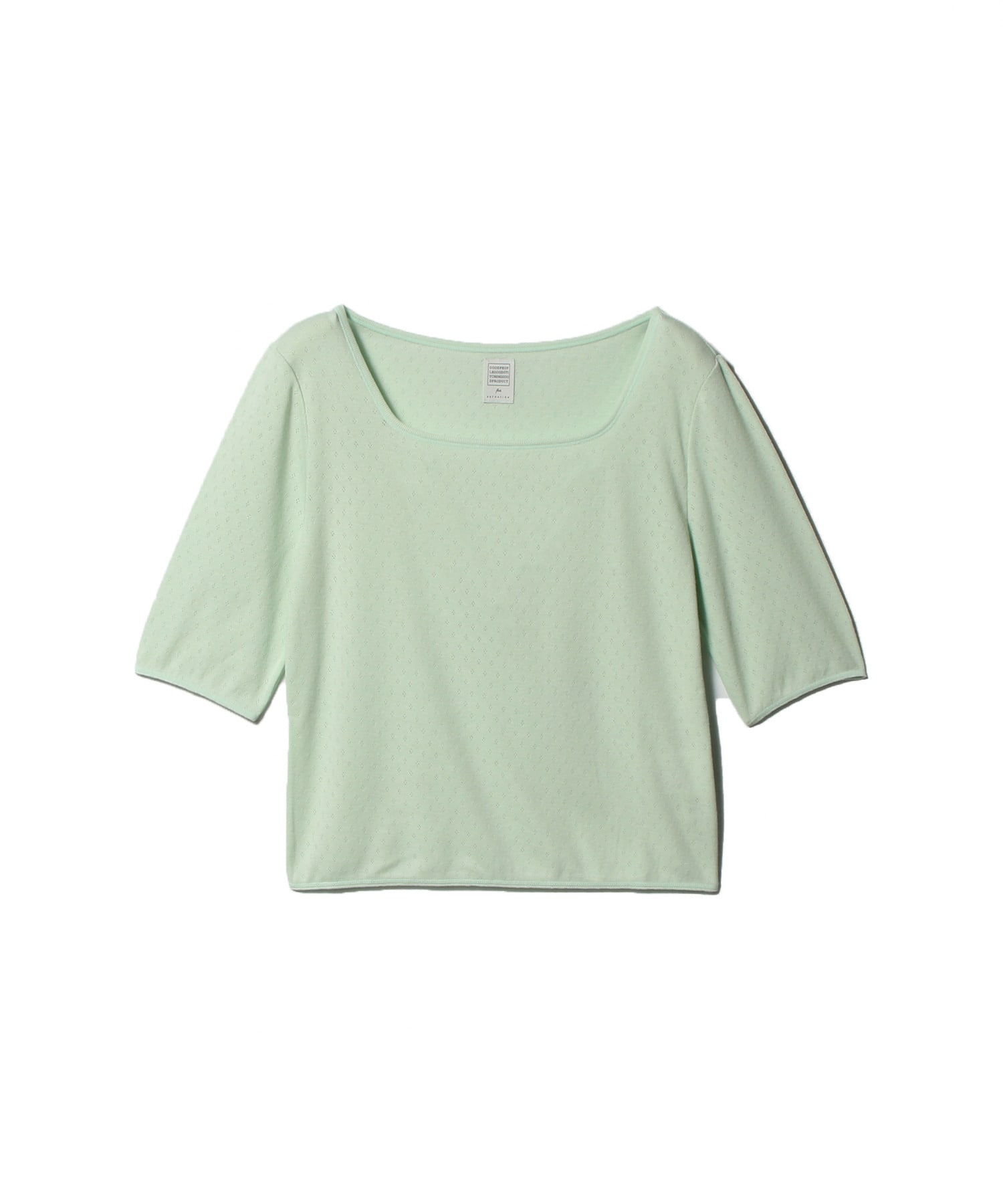 コットンシルクTシャツ