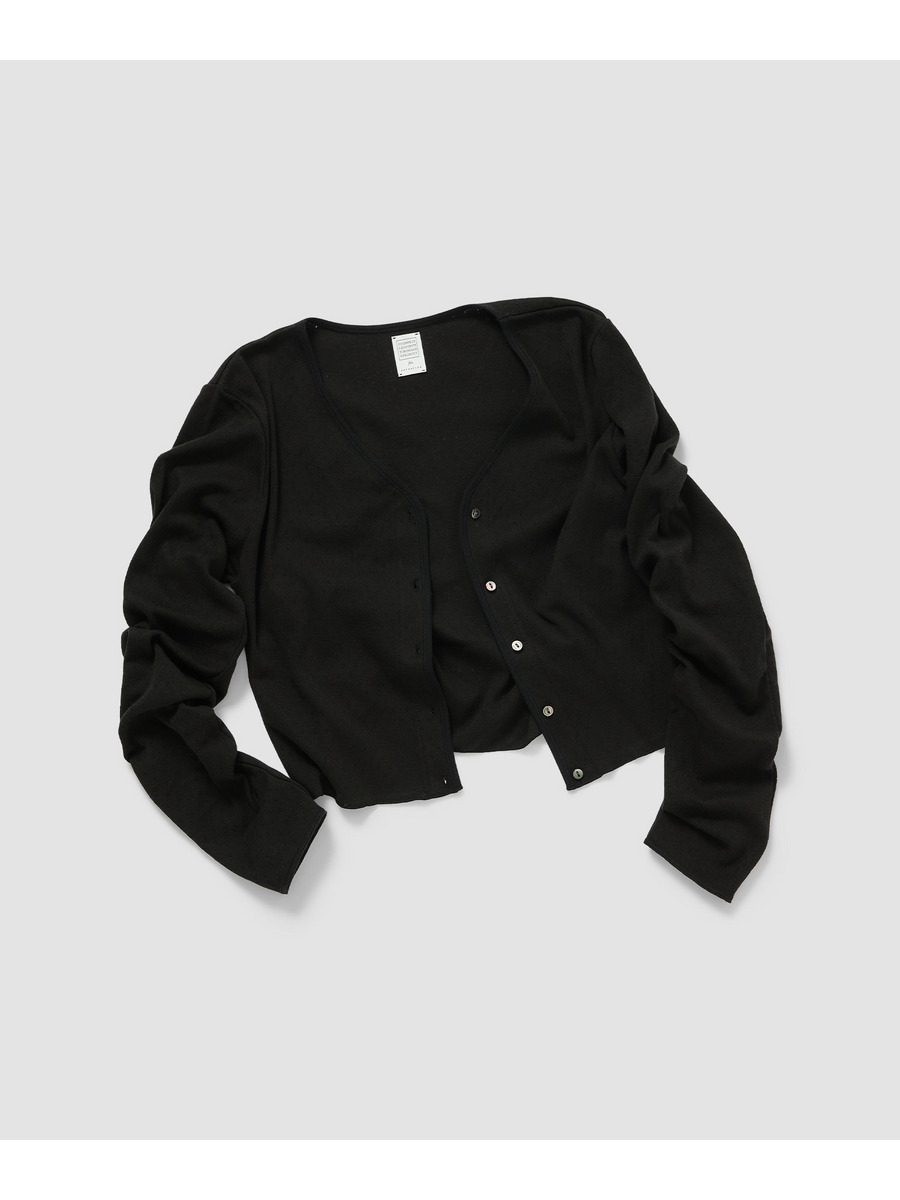 コットンシルクカーディガン