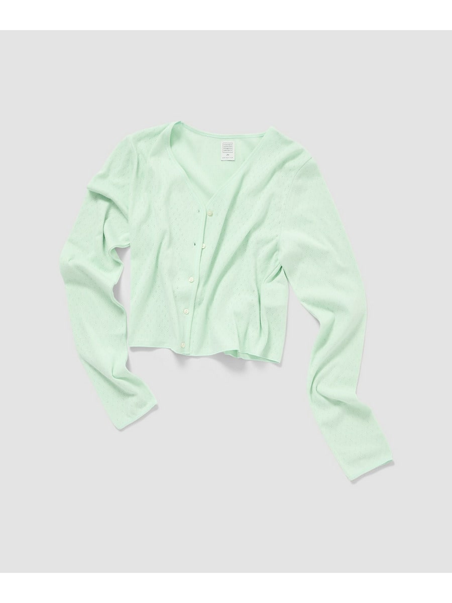 コットンシルクカーディガン