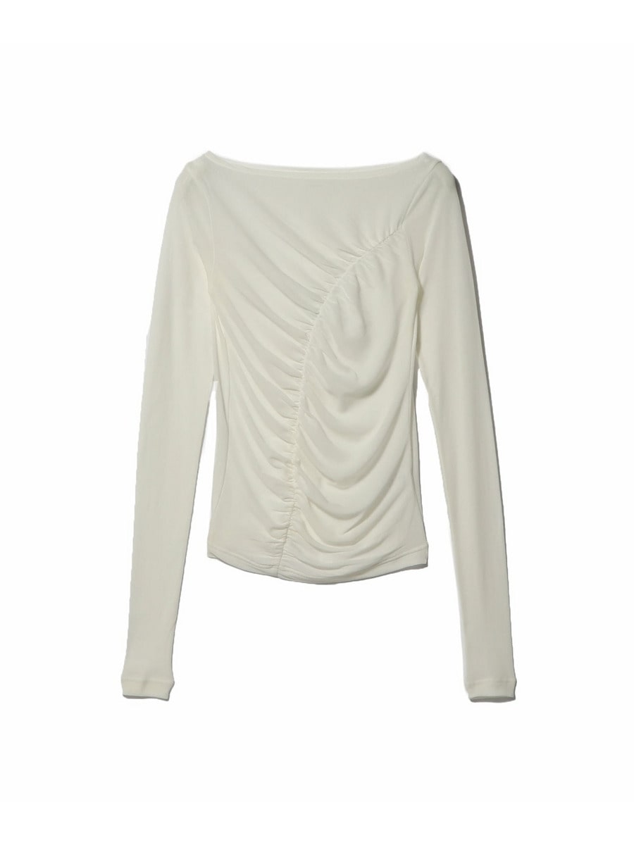 Sheer Gathered Top