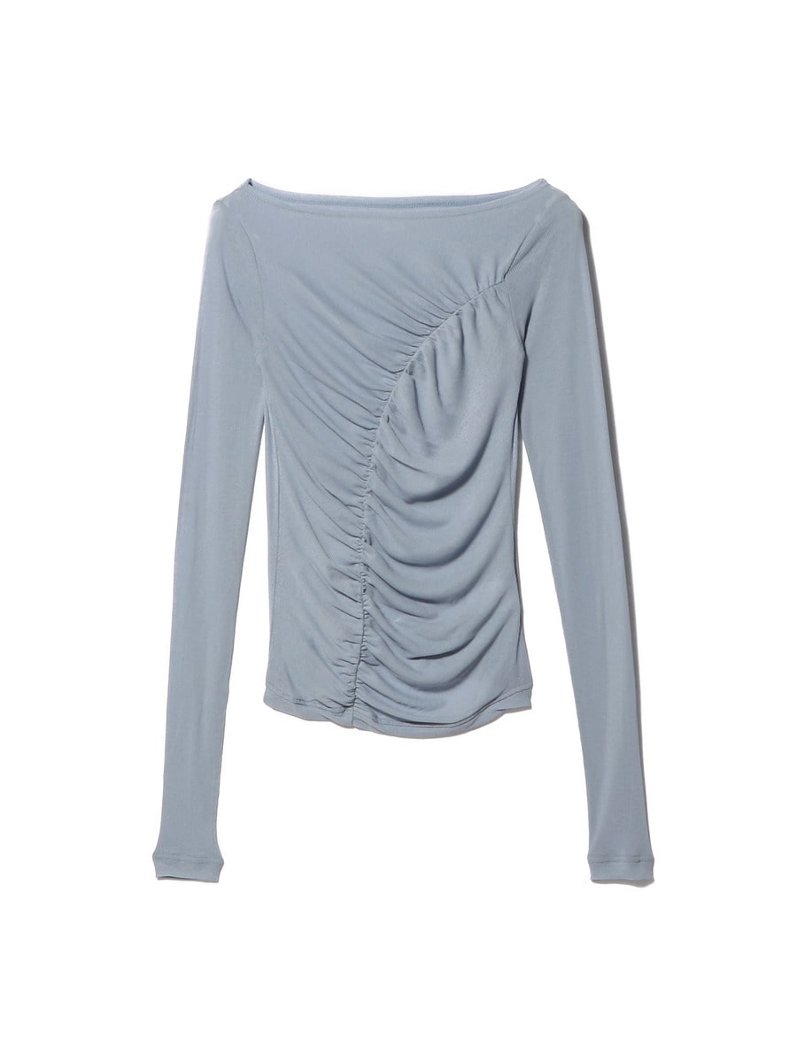Sheer Gathered Top