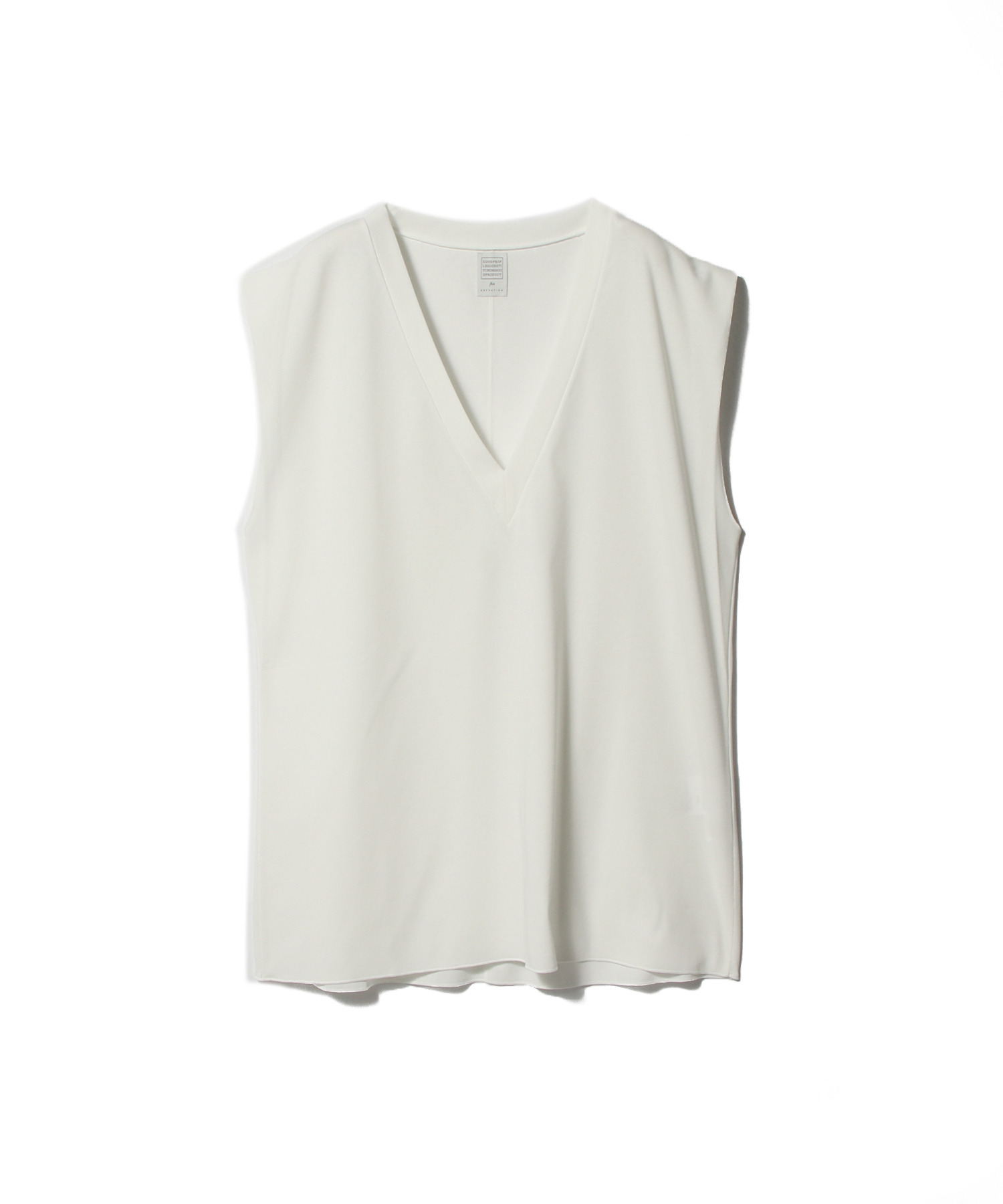 Vネックカットソー