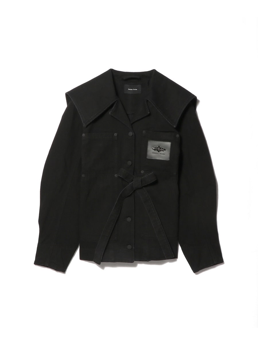 セーラーカラー ワークウェアボウジャケット