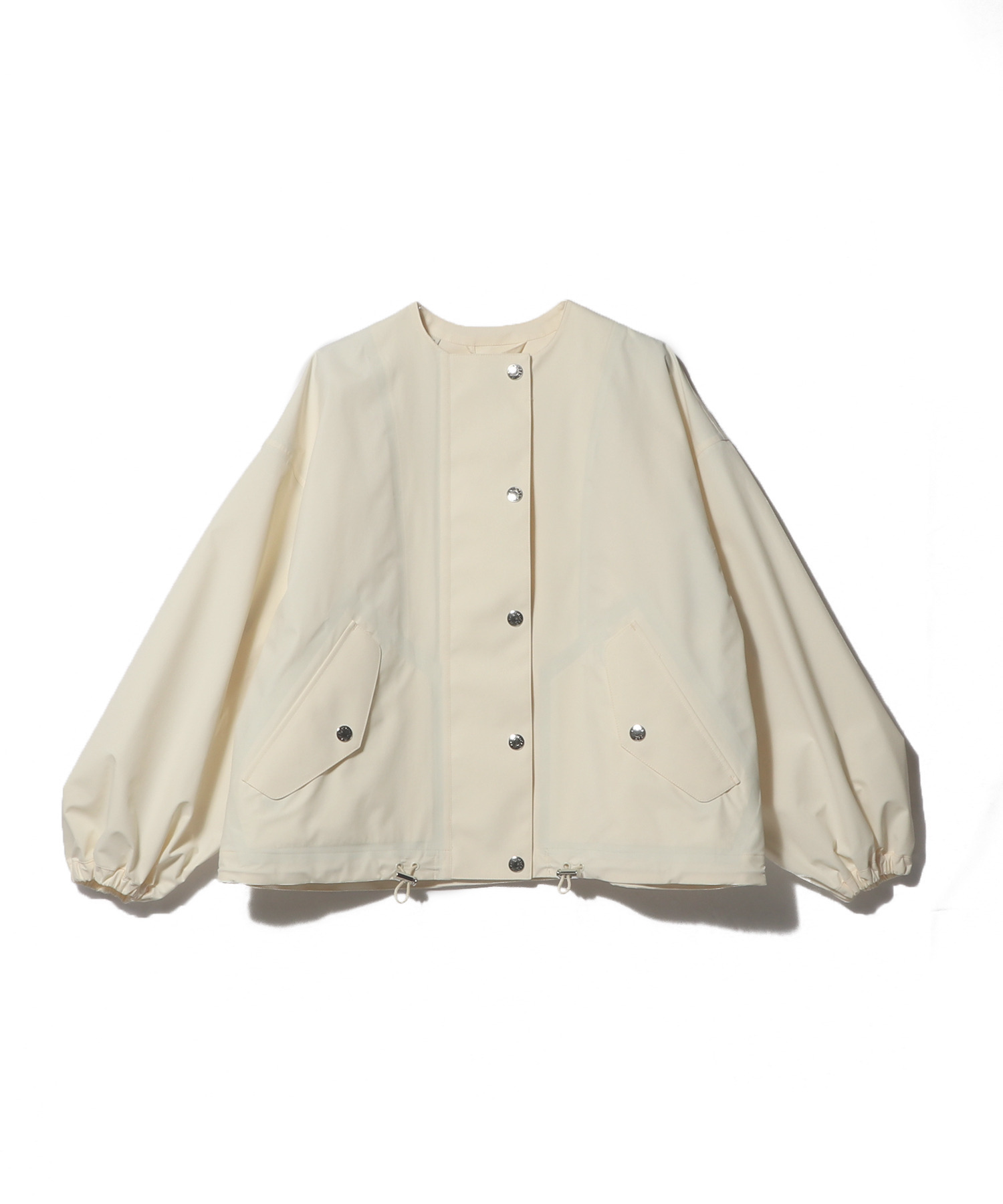 ウェザーテックスカイ ノーカラーショートブルゾン