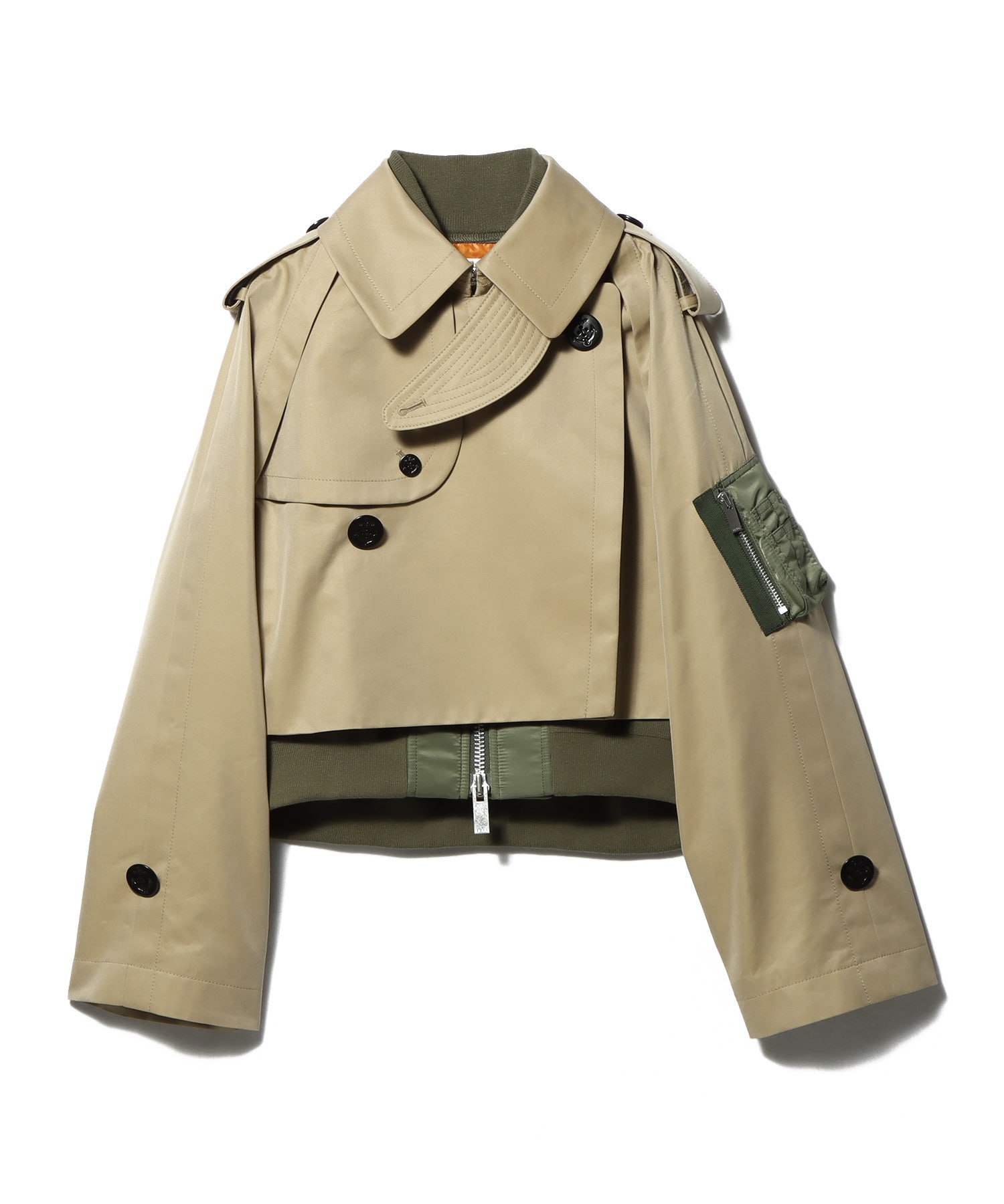 ナイロンツイルブルゾン