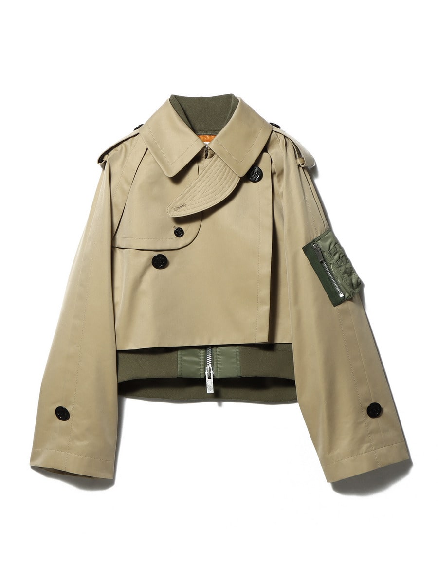 ナイロンツイルブルゾン