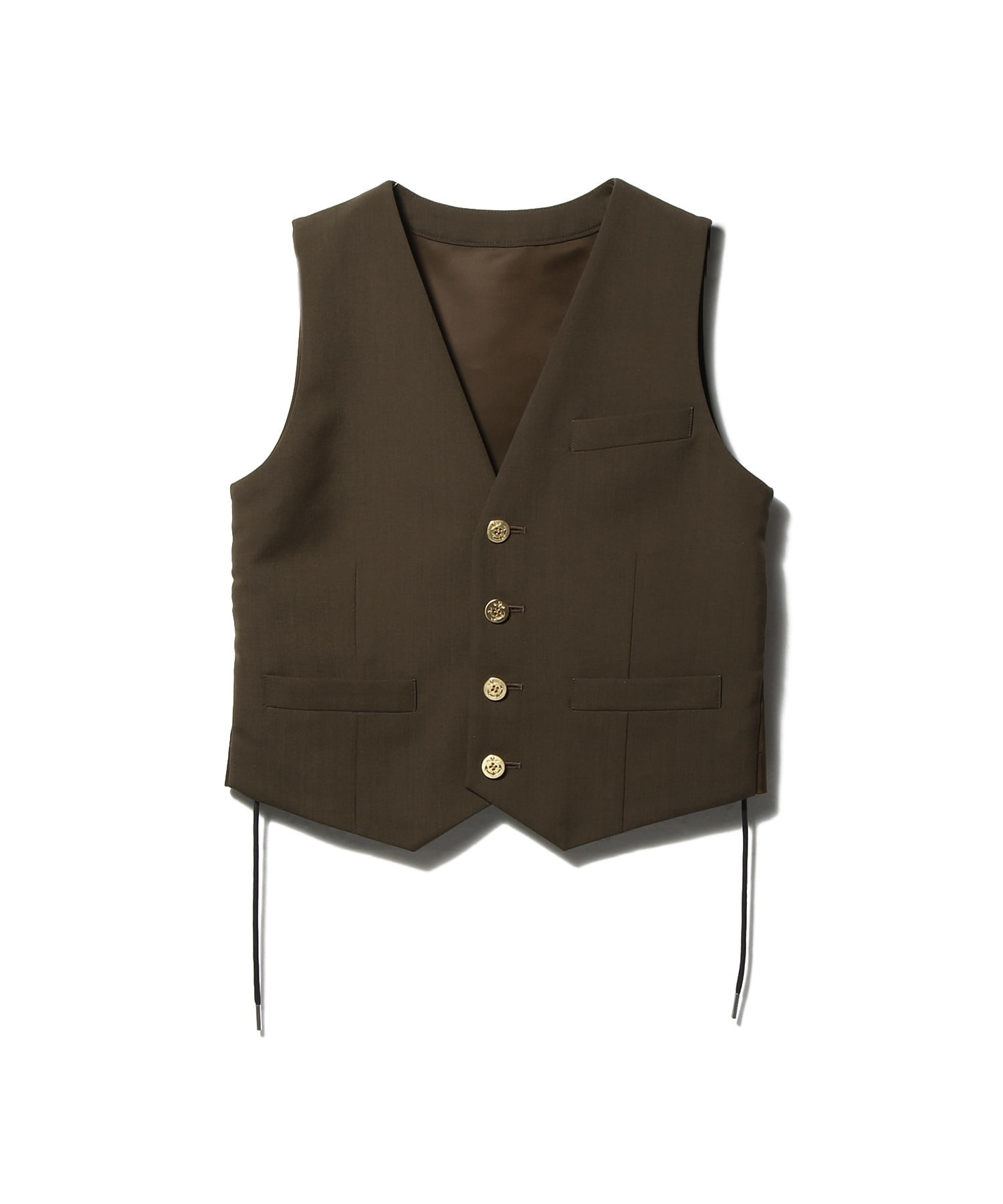 ナイロンツイルジレ