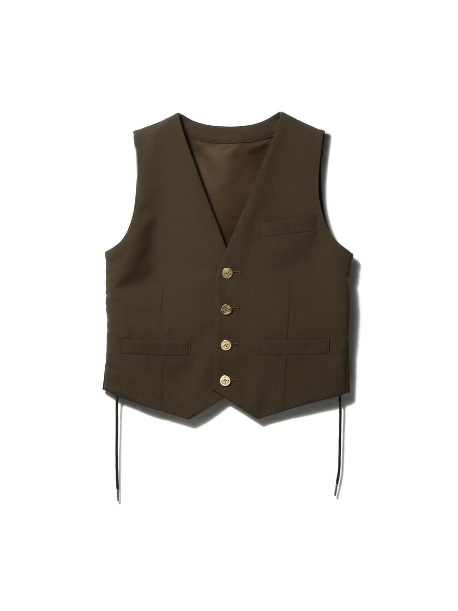 ナイロンツイルジレ