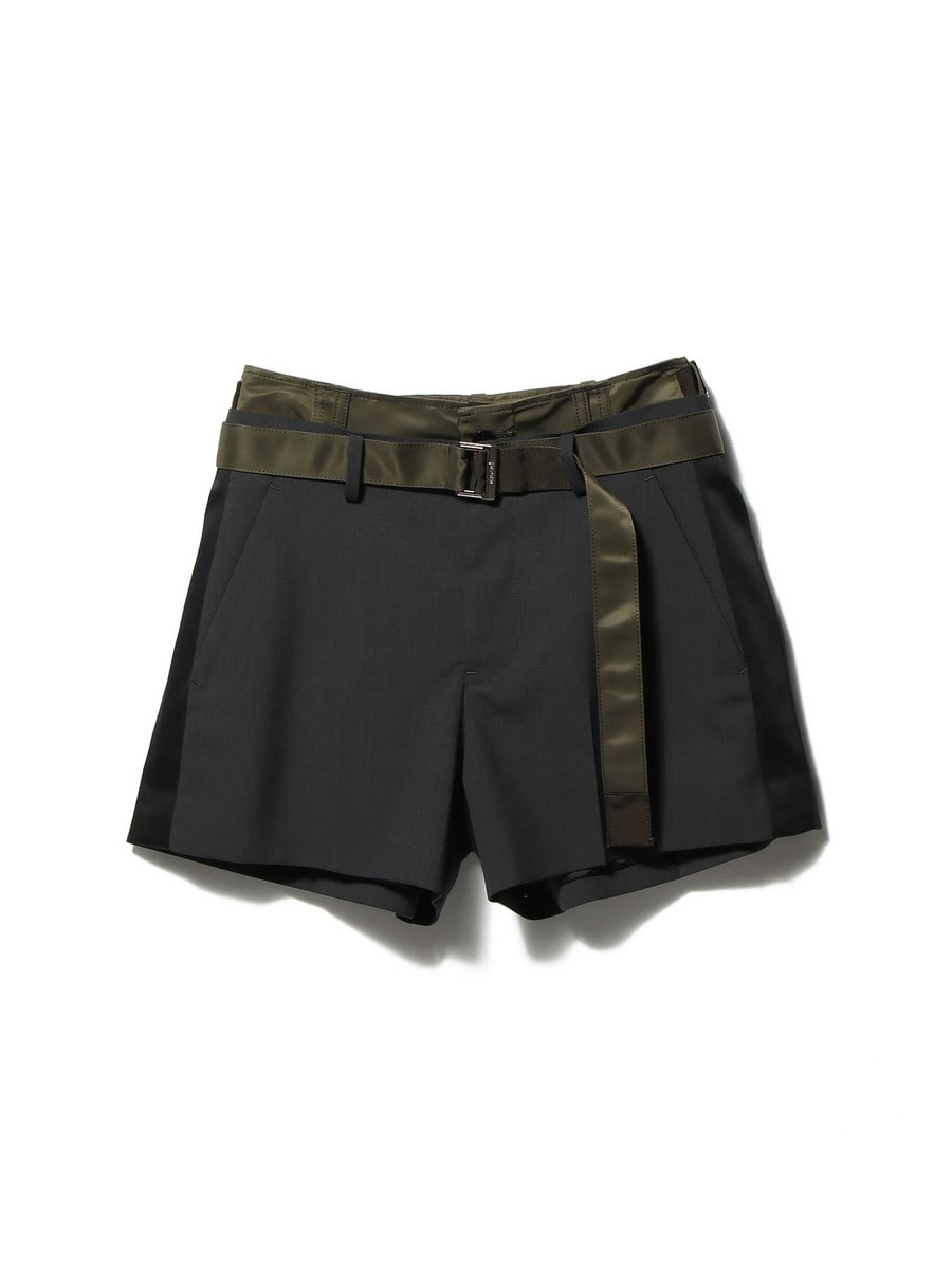 SACAI / スーチング×ナイロン ツイル ショーツ｜ESTNATION