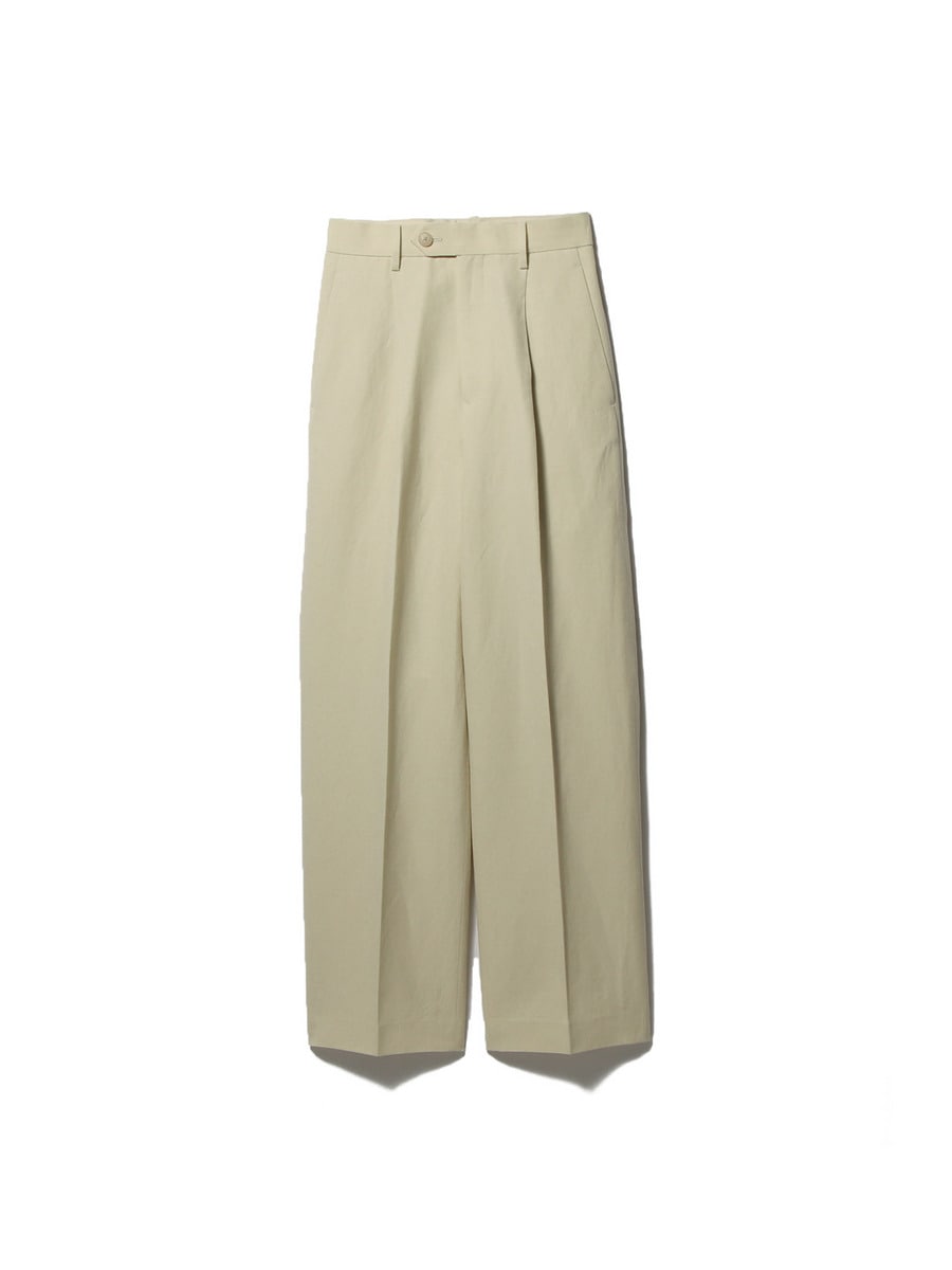 ワンタック スラックス