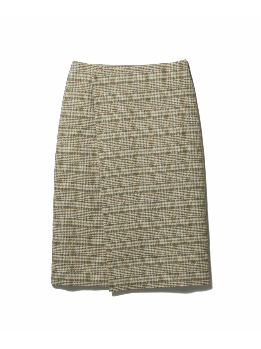 サマーツィード ラップスカート