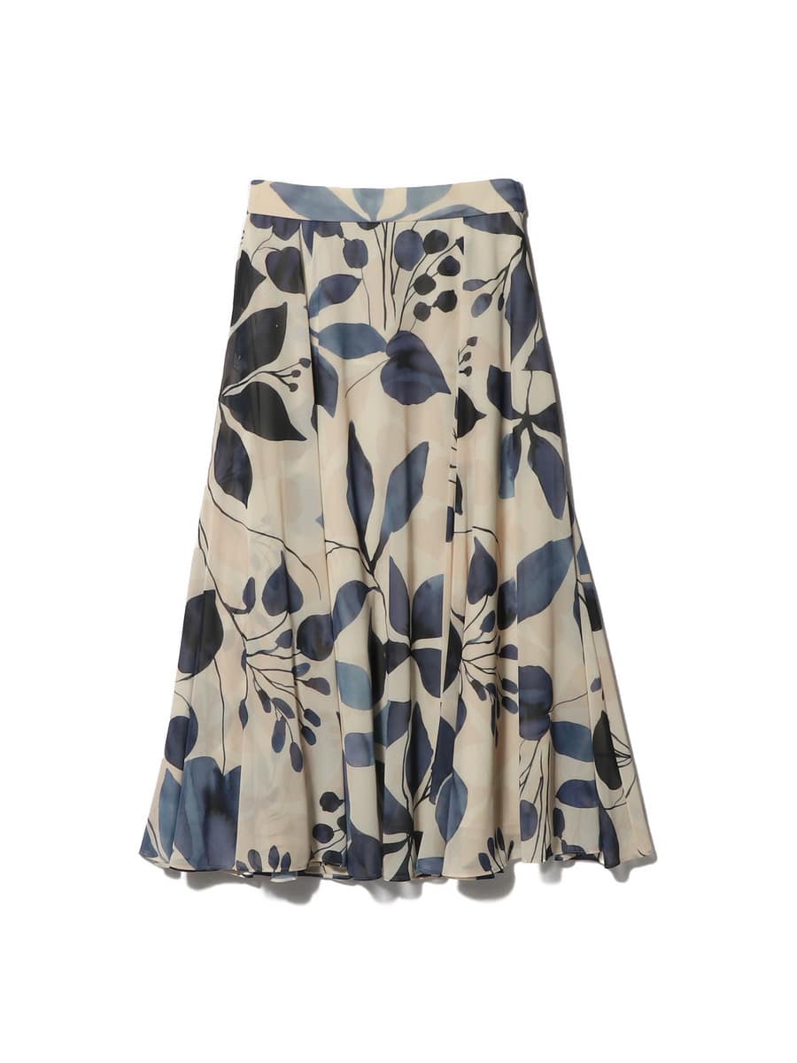プリントシフォンスカート