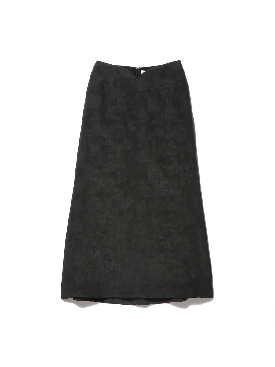 ジャカード織りAラインスカート