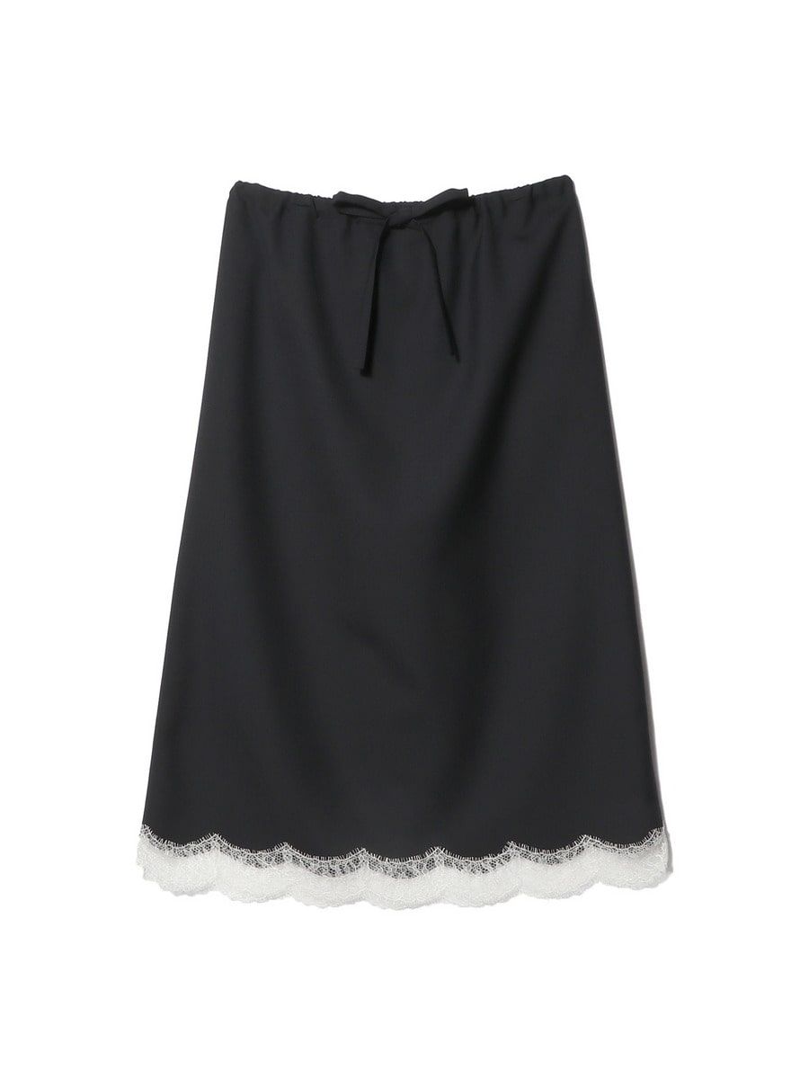 ラウンドレーススカート