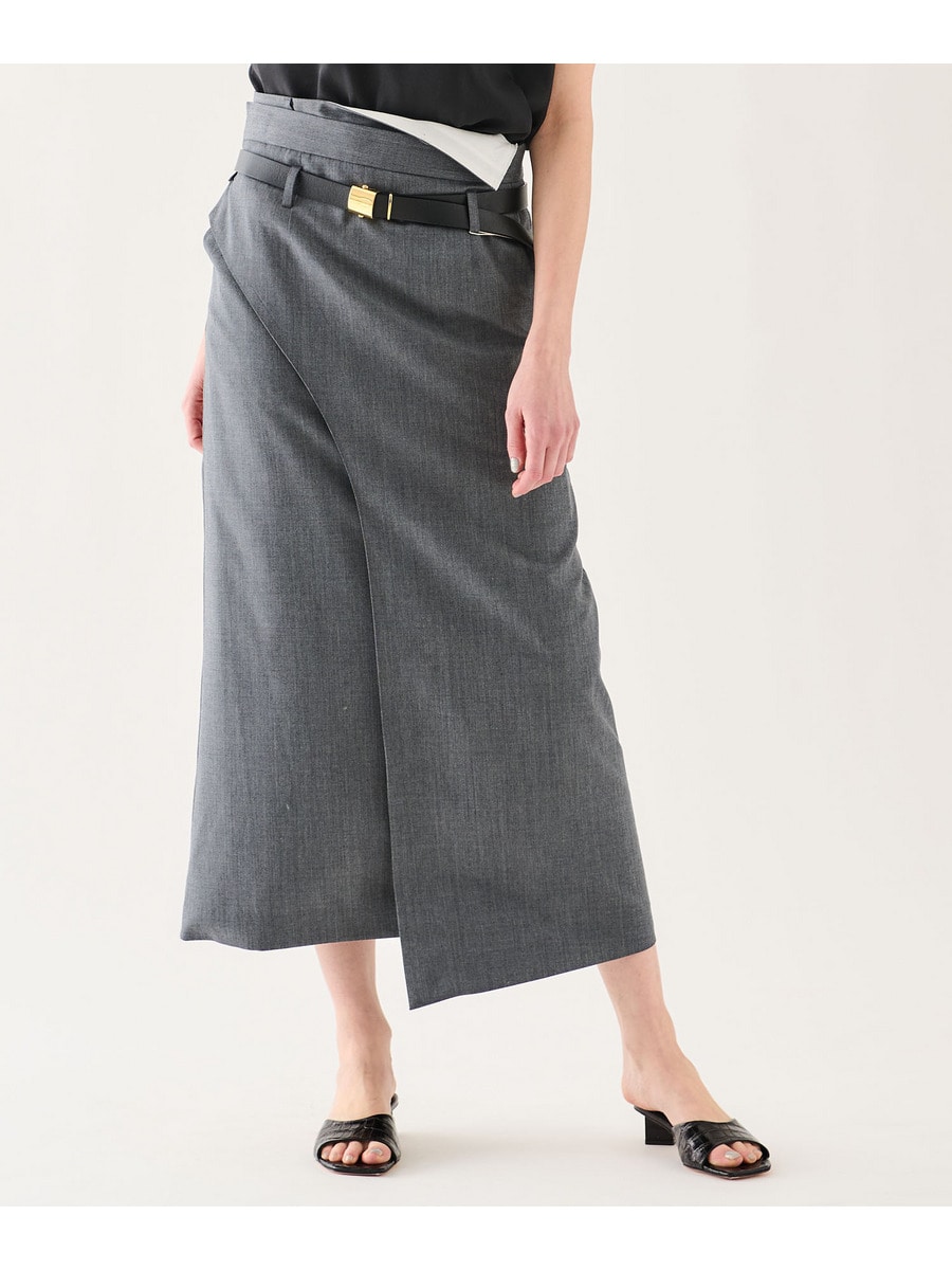 ウールラップスカート