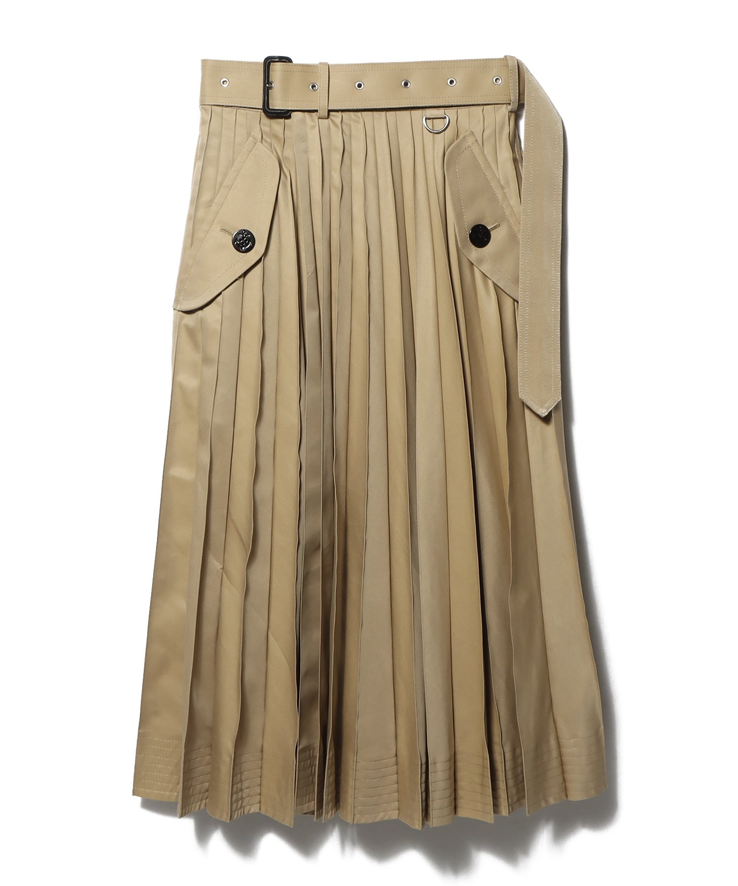 コットンプリーツスカート