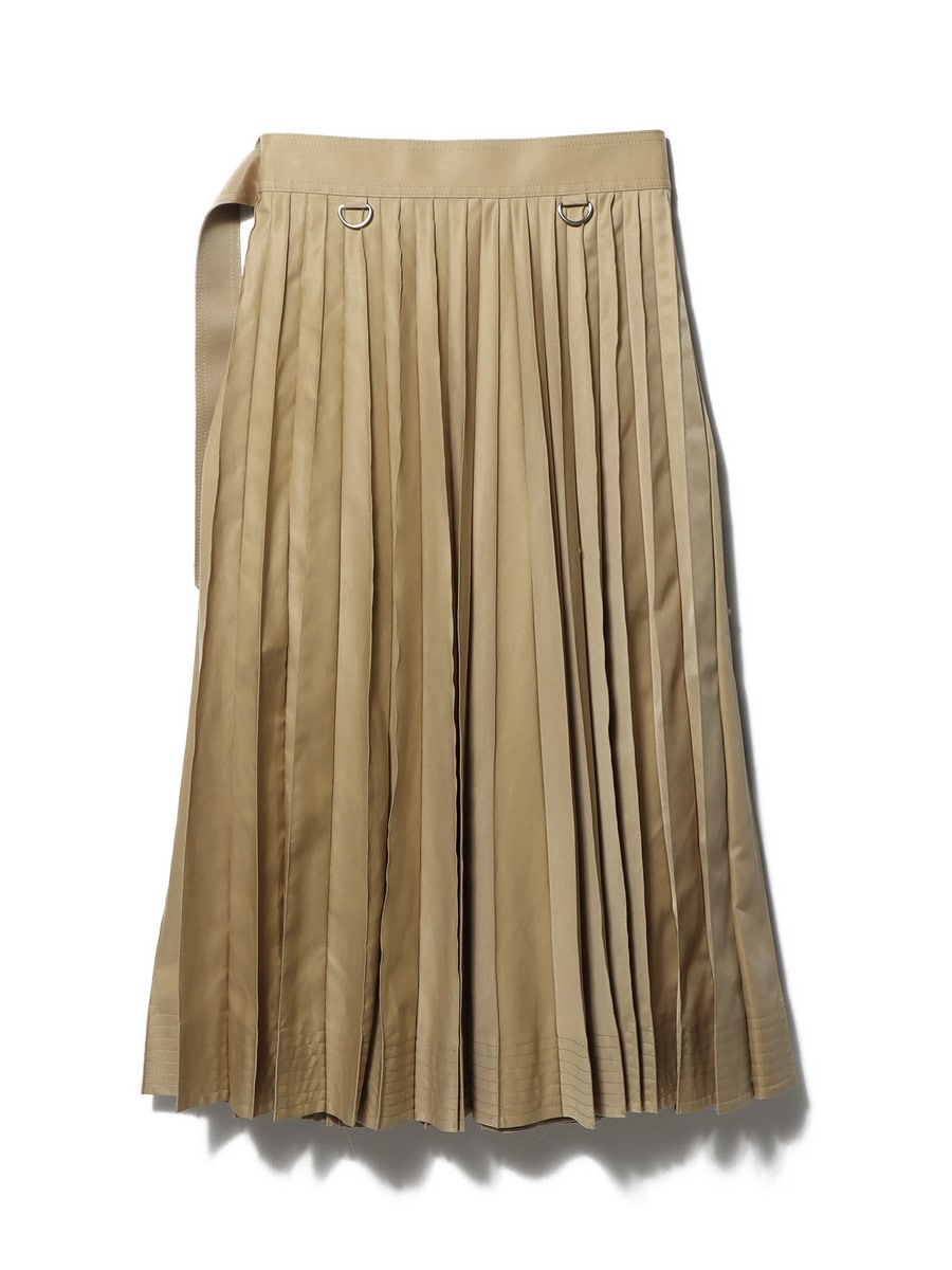 SACAI / コットンプリーツスカート｜ESTNATION ONLINE STORE