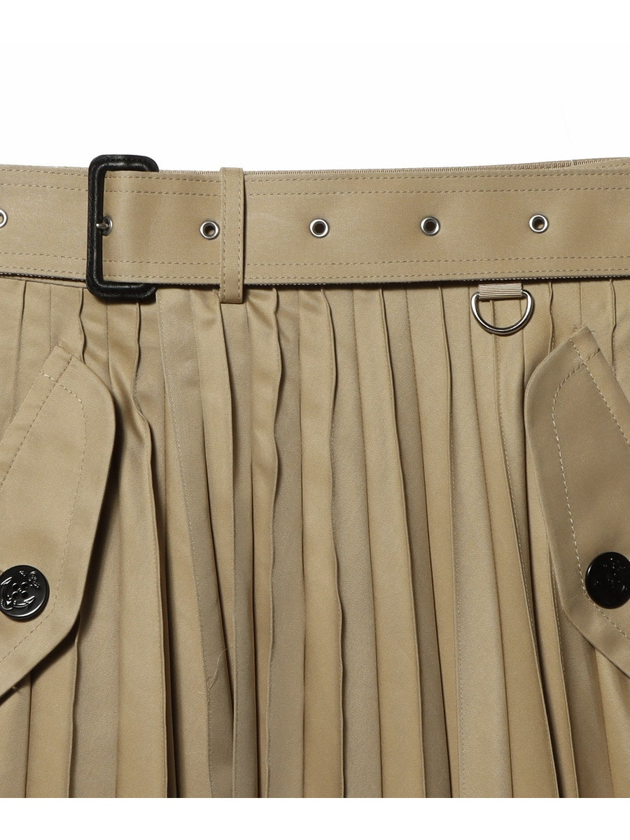 SACAI / コットンプリーツスカート｜ESTNATION ONLINE STORE