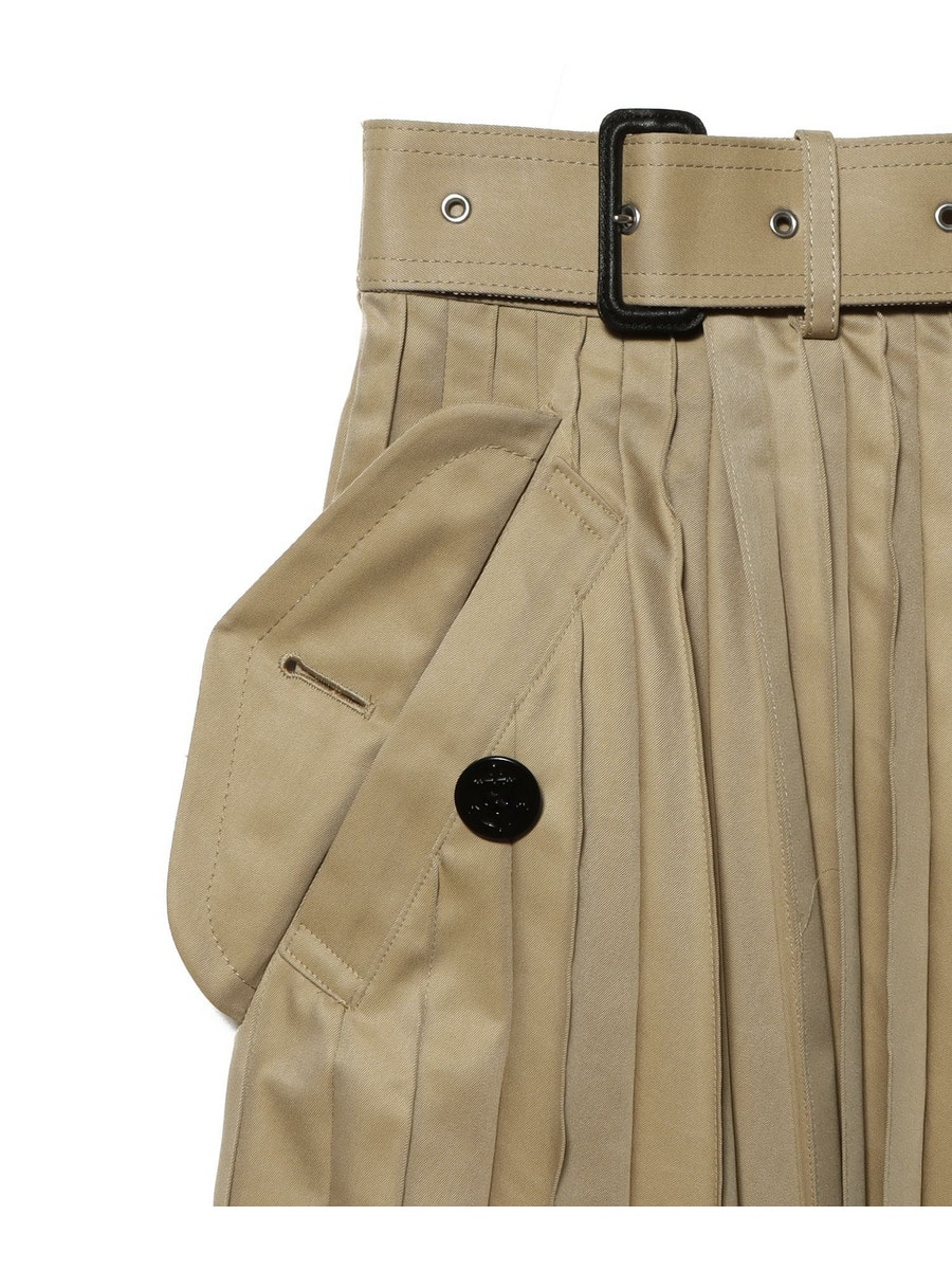 SACAI / コットンプリーツスカート｜ESTNATION ONLINE STORE