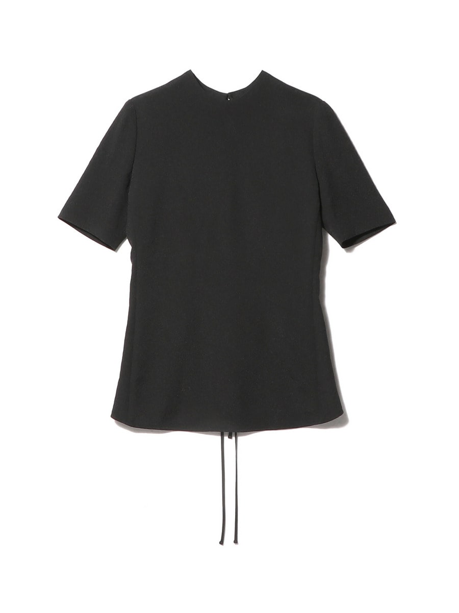 フローラルジャガード バックオープントップス