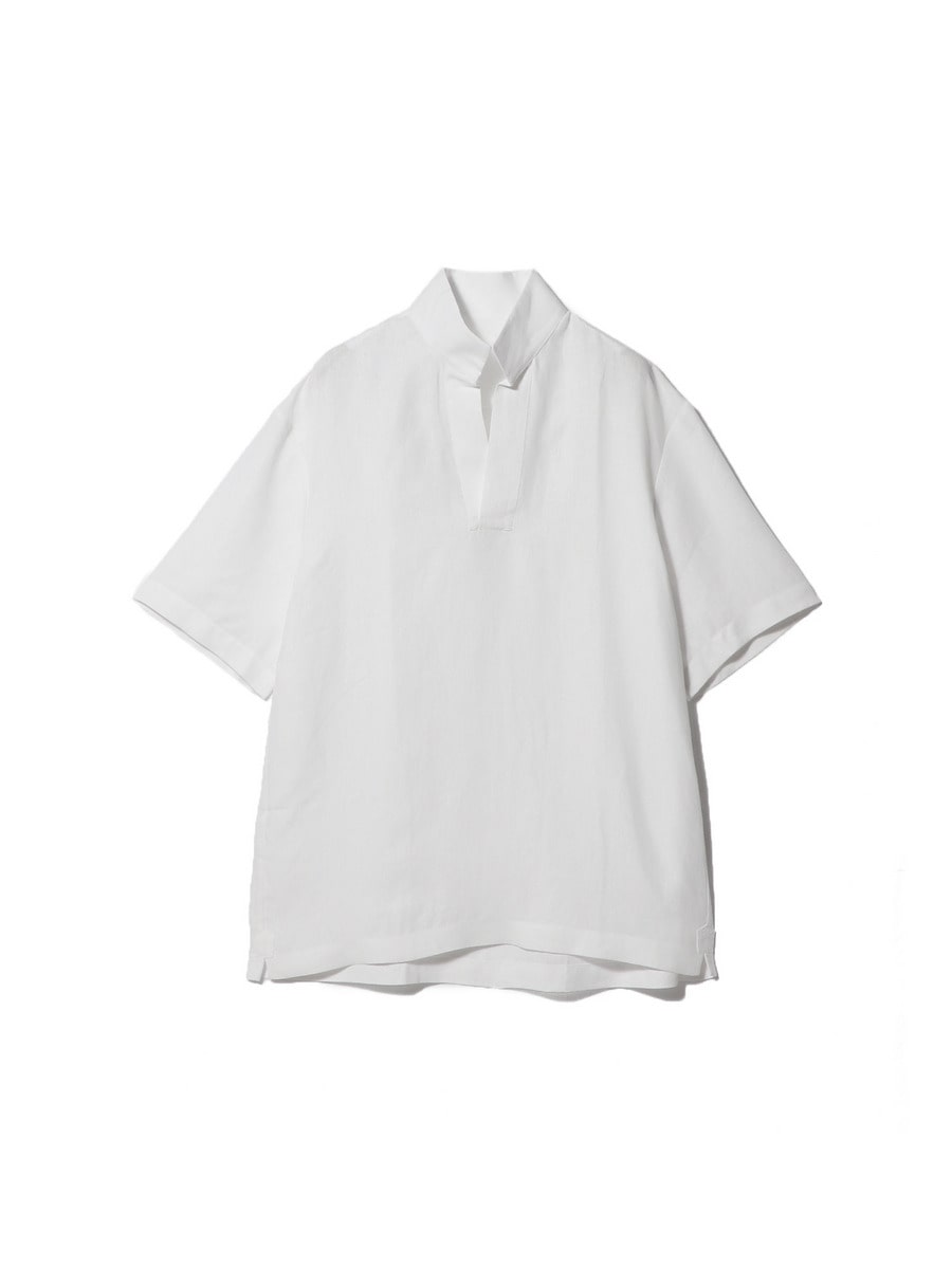 リネンプルオーバーシャツ