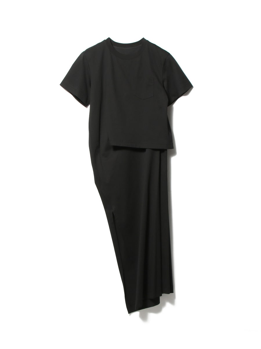 コットンジャージーワンピース