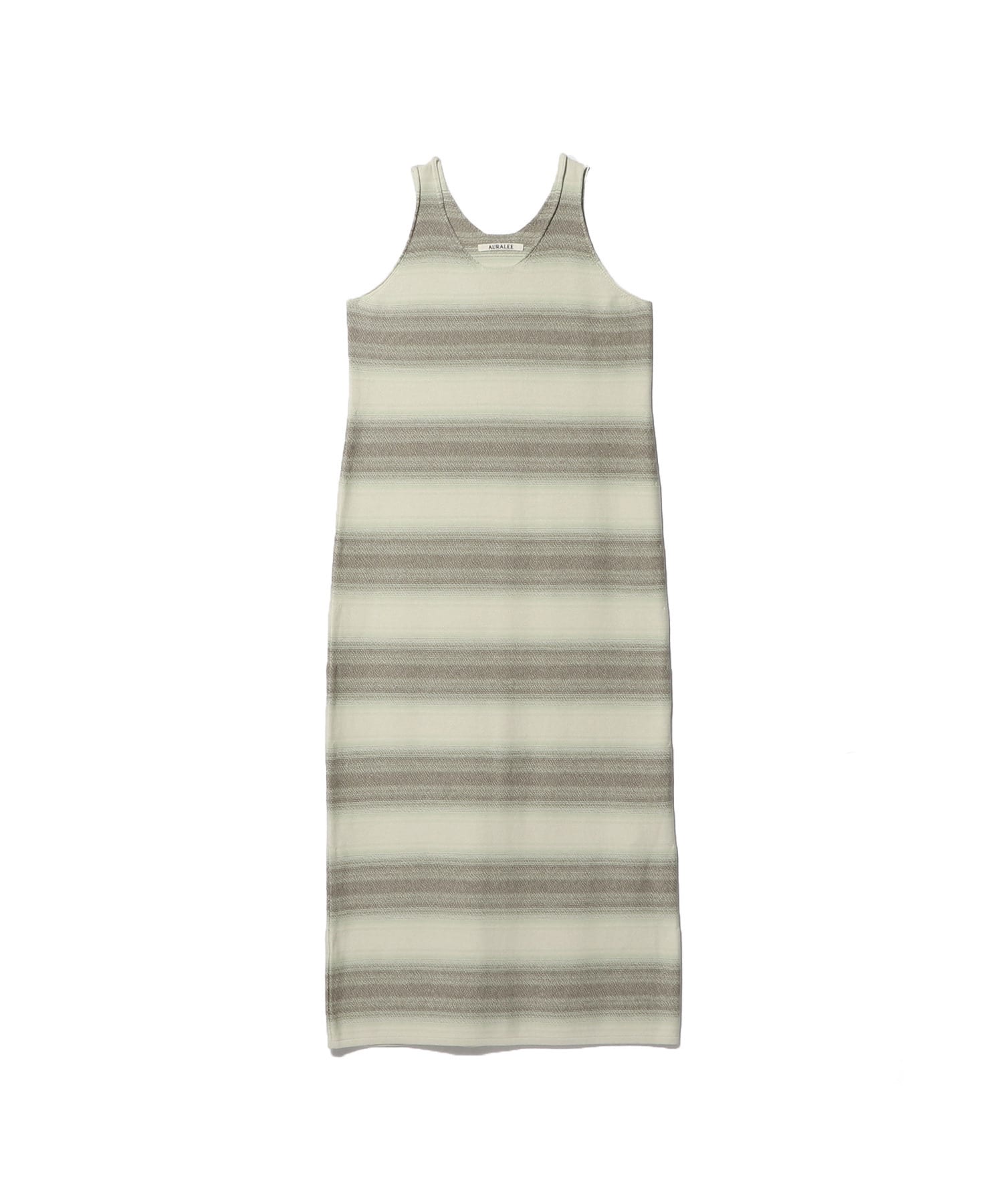 コットン シルク ニットワンピース