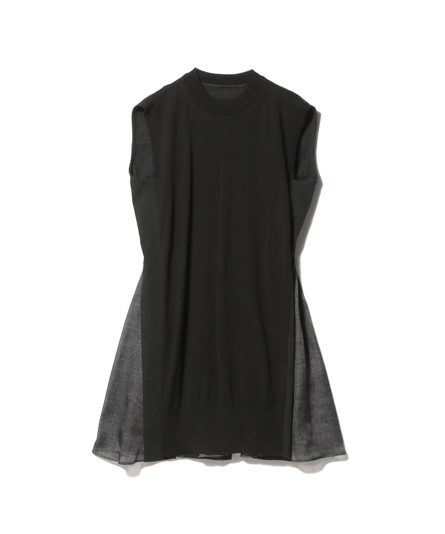 デニム×ニット ドレス