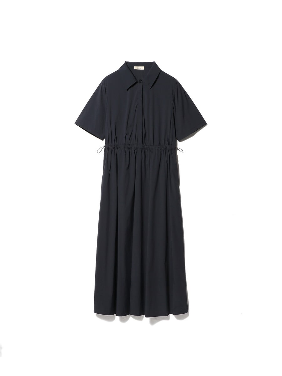 ショートスリーブ ストレッチワンピース