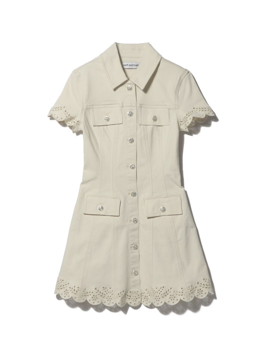 エンブロイダリードレス