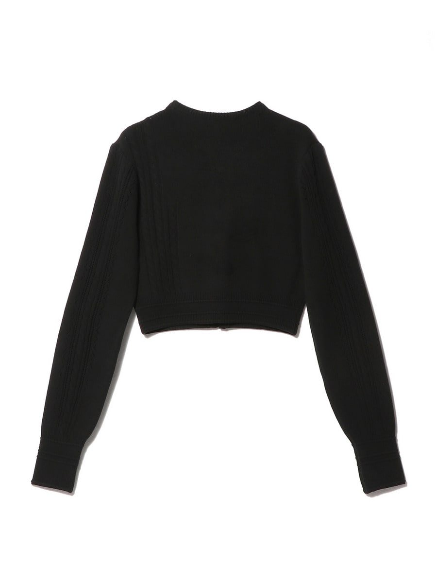 Mame Kurogouchi / 3Dフローラルモチーフニットカーディガン