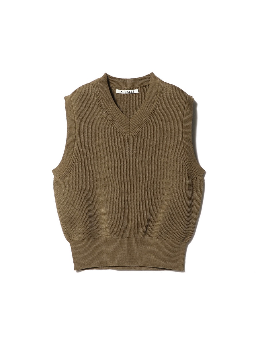 リブニットベスト