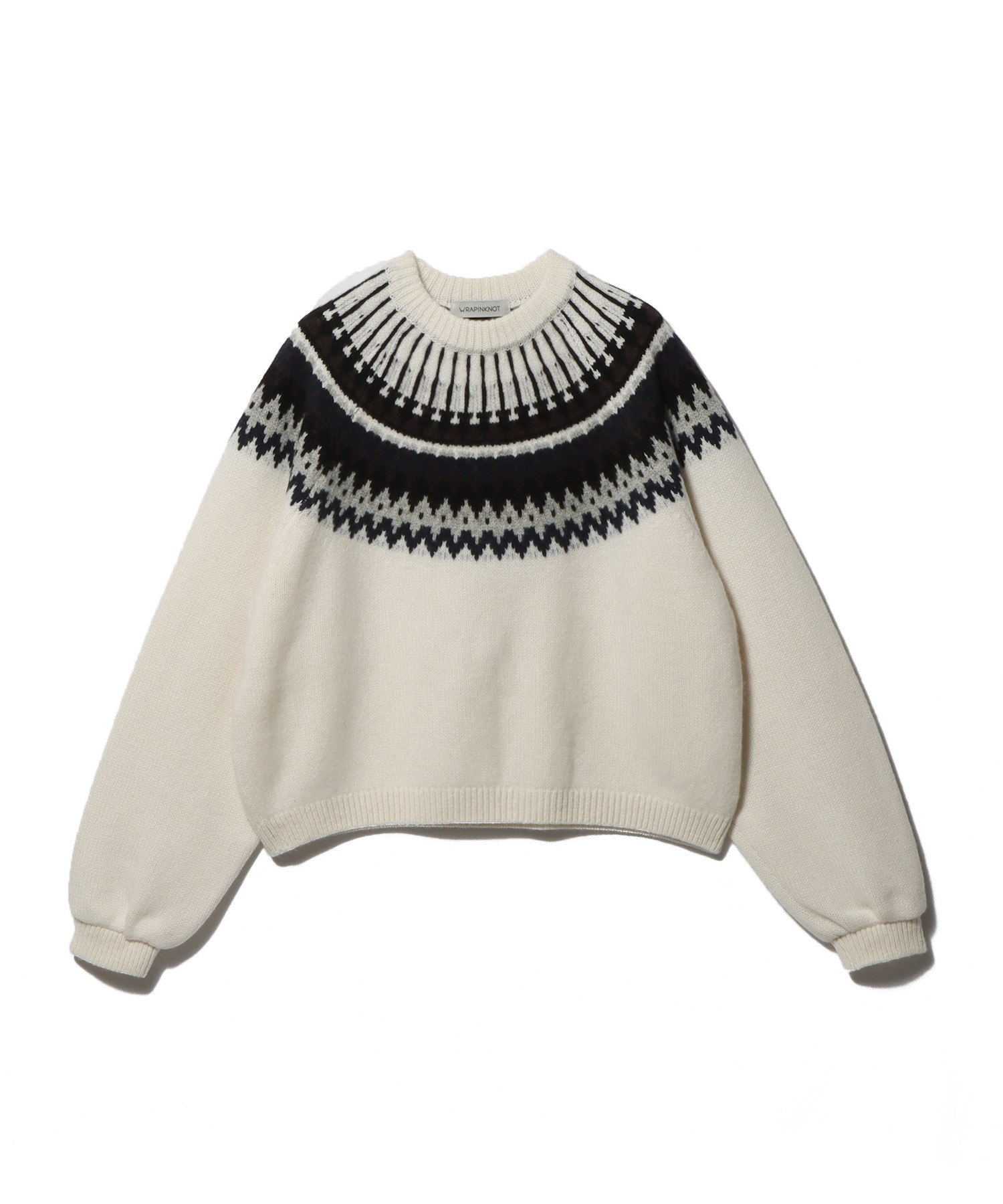 カシミヤノルディックニット《ESTNATION EXCLUSIVE》