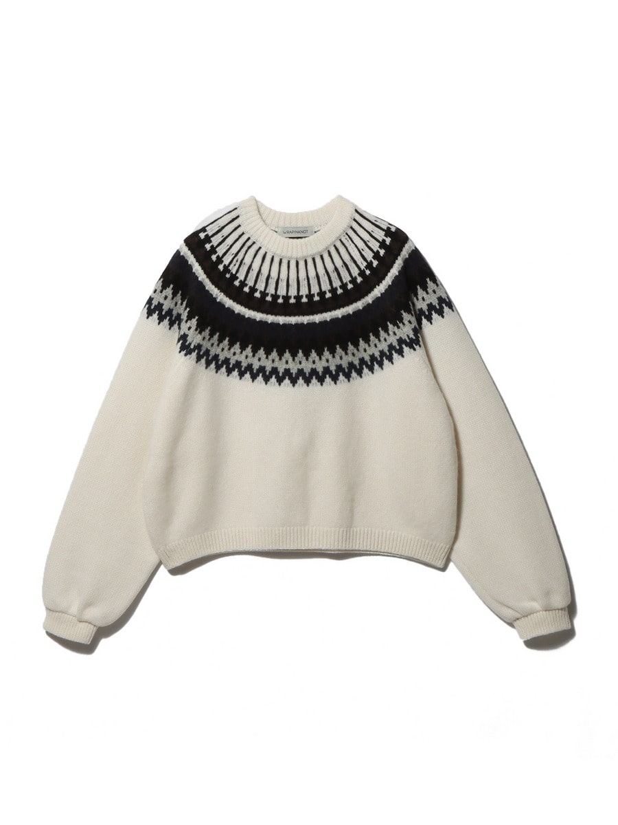 COZ manufactured by WRAPINKNOT / カシミヤノルディックニット