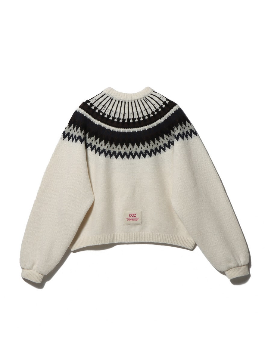 COZ manufactured by WRAPINKNOT / カシミヤノルディックニット