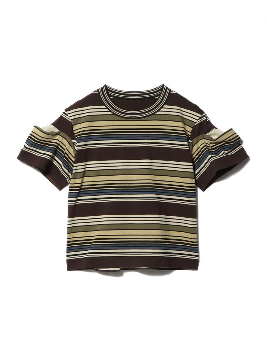 SACAI / マルチカラー Horizontal ボーダー Tシャツ｜ESTNATION ONLINE