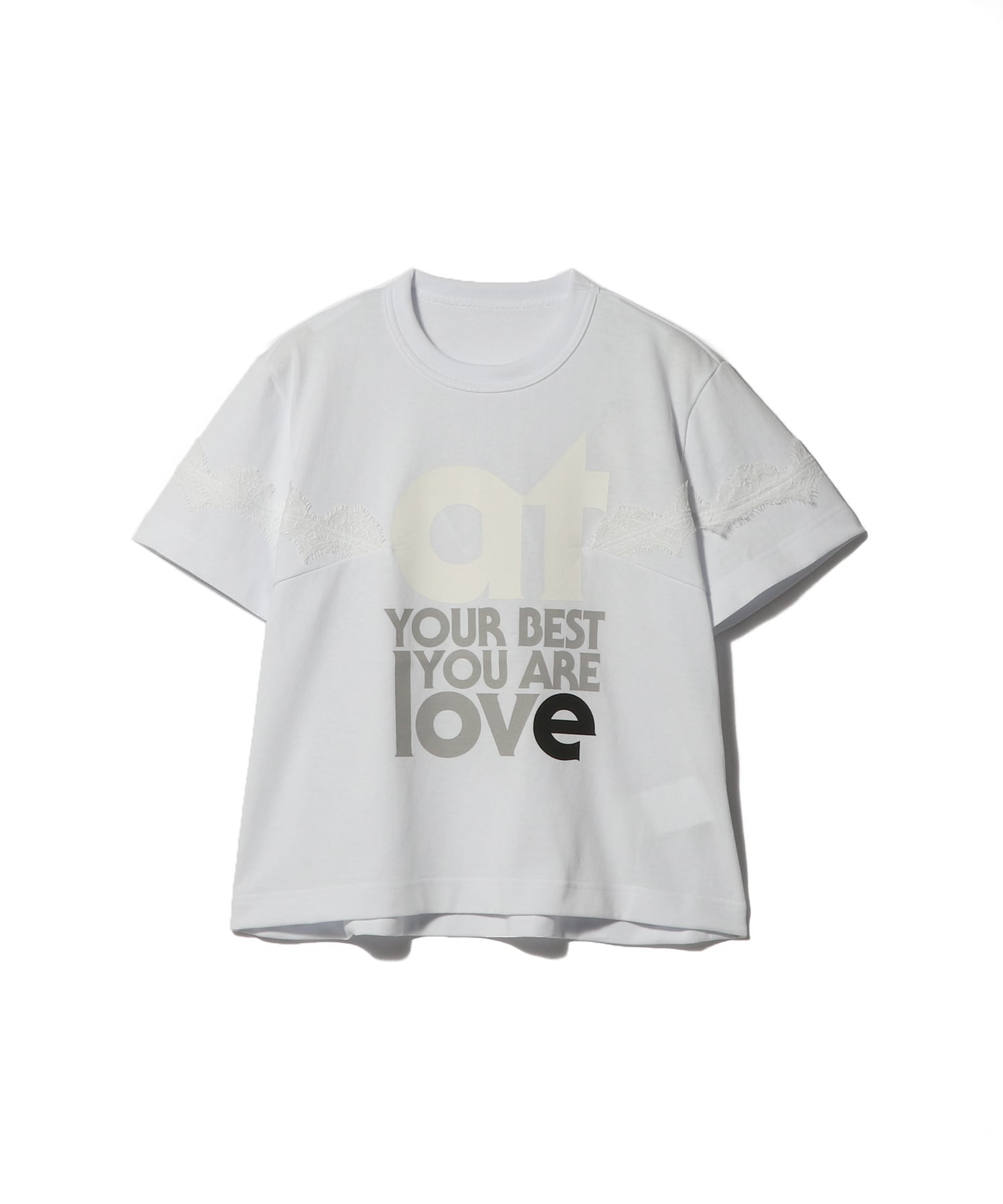 プリントレースTシャツ